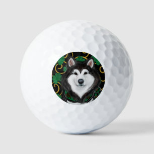 Balles De Golf Malamute d'Alaska