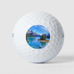 Balles De Golf Maligne Lake, Alberta, Canada