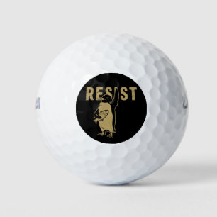 Balles De Golf Manchots résistent Manchots protestent contre les