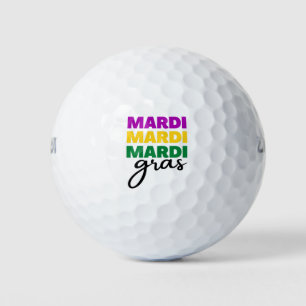 Balles De Golf Mardi Gras