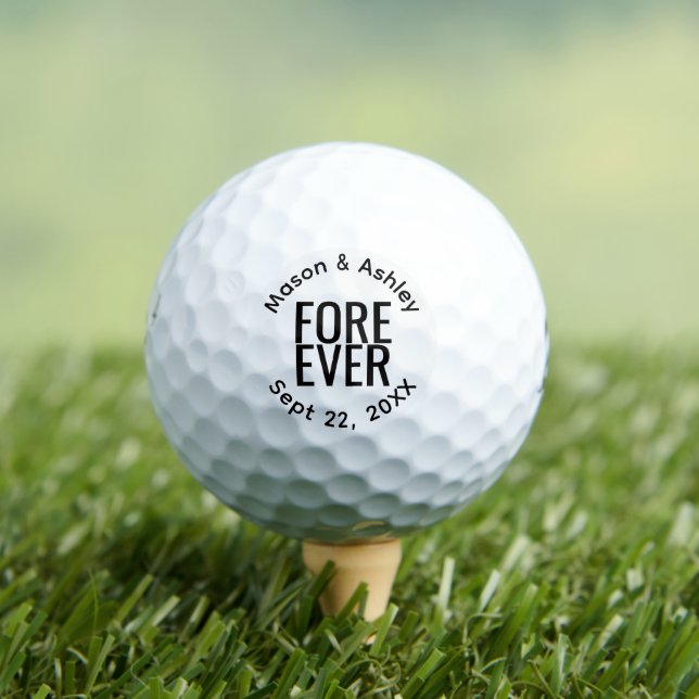 Balles De Golf Mariage modèle Favoriser Plus Que Jamais Mignonne  (T-shirt Insitu)