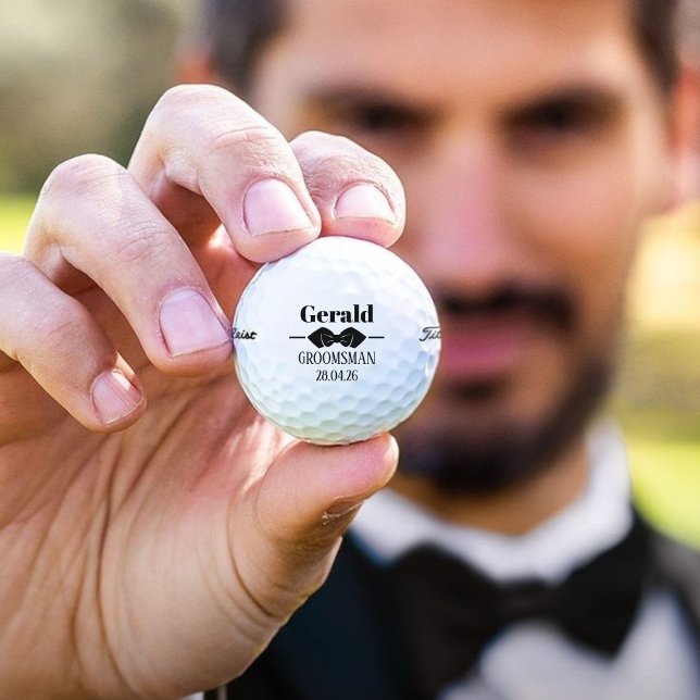 Balles De Golf Mariage nuptial des Groomsmen (Créateur téléchargé)