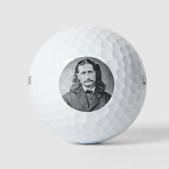 Balles De Golf Marshal Wild Bill Hickok Old West Gunfighter (Devant)