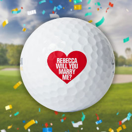 Balles De Golf Me marierez-vous une proposition de mariage sur me
