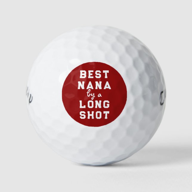 Balles De Golf Meilleur cadeau Nana (Devant)