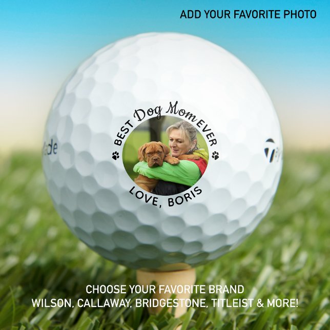 Balles De Golf Meilleur CHIEN MOM Jamais Personnalisé Animaux de  (Créateur téléchargé)