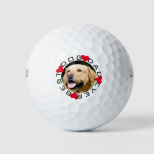 Balles De Golf Meilleur Chien Papa Jamais Photo