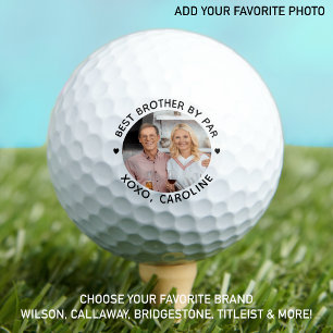 Balles De Golf Meilleur FRÈRE Par Par Photos Personnalisées Balls