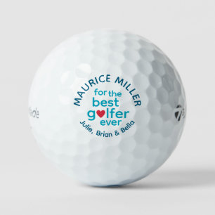 Balles De Golf 'Meilleur Golfeur jamais' cadeau de golf personnal