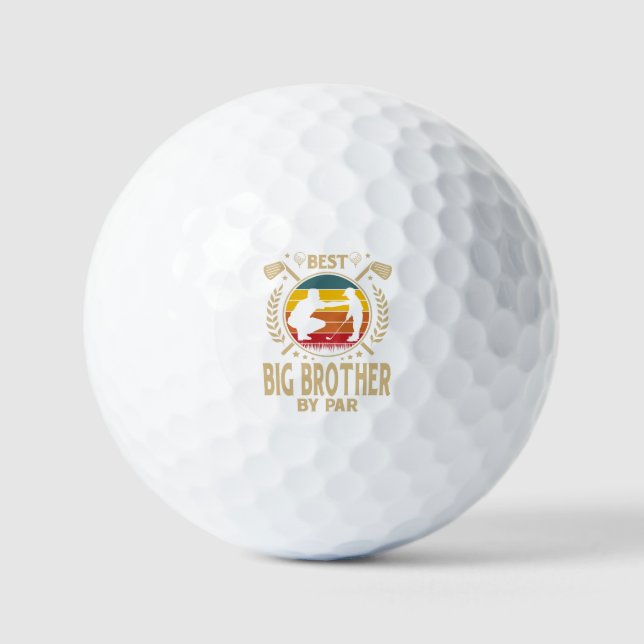 Balles De Golf Meilleur GRAND FRÈRE Par JEU (Recto)