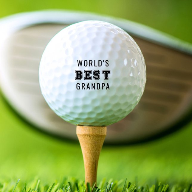 Balles De Golf Meilleur grand-père du monde (Créateur téléchargé)