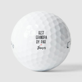 Balles De Golf Meilleur grand-père par Par nom personnalisé