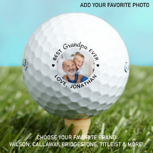 Balles De Golf Meilleur GRANDPA jamais - Golfer - Photo personnal