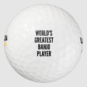 Balles De Golf Meilleur Joueur Banjo du monde