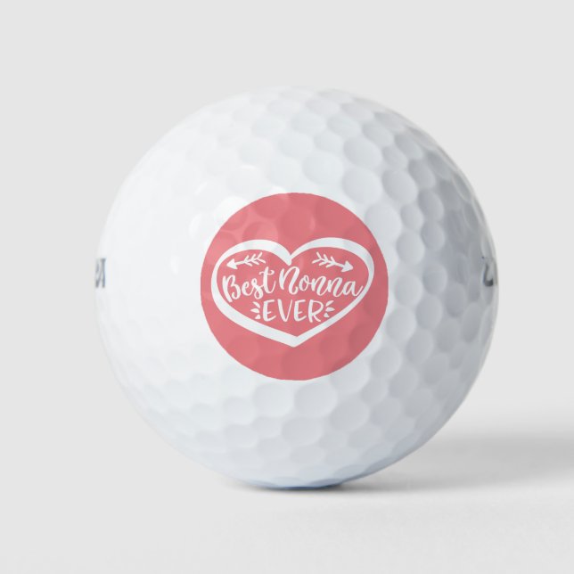 Balles De Golf Meilleur Nonna jamais (Devant)
