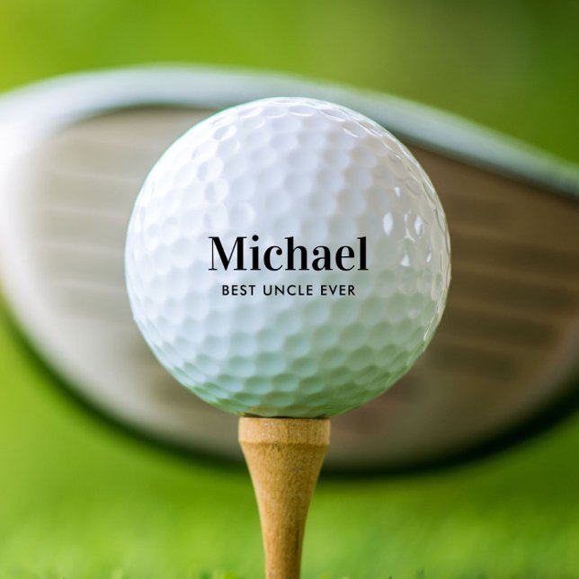 Balles De Golf Meilleur oncle jamais (Créateur téléchargé)
