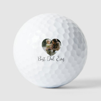 Balles De Golf Meilleur papa jamais personnalisé photo