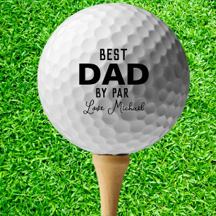 Balles De Golf Meilleur Papa Par Par Nom Personnalisé Fête des Pè