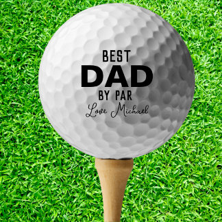 Balles De Golf Meilleur Papa Par Par Par Nom Personnalisé Fête de