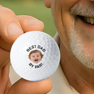 Balles De Golf Meilleur Papa Par Parcours De Golf, Nouveau Papa, 