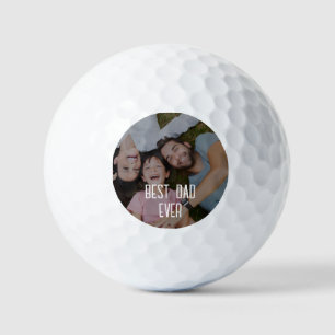 Balles De Golf Meilleur Papa Personnalisé avec Photo