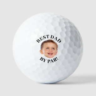 Balles De Golf Meilleur Papa Visage Personnalisé Par Nouveau Papa