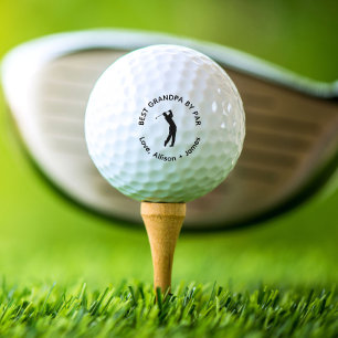 Balles De Golf Meilleur Papi Au Par Étape Personnalisé