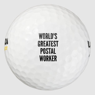 Balles De Golf Meilleur Postal Worker dans le monde