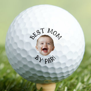Balles De Golf Meilleure Maman Bébé Visage Par Nouveau Maman Pers
