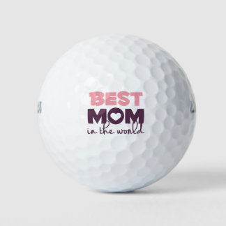 Balles De Golf Meilleure Maman Dans Le Monde, Joyeux Cadeau De La