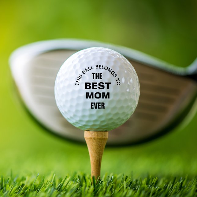 Balles De Golf Meilleure maman jamais (Créateur téléchargé)