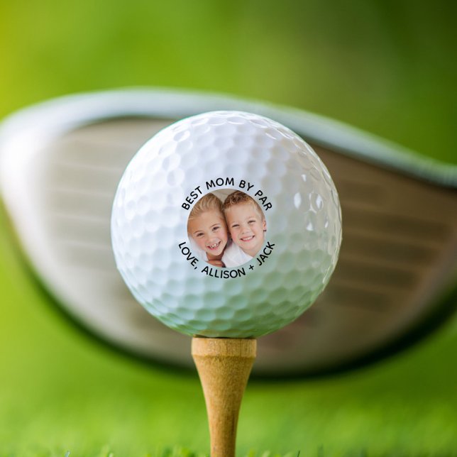 Balles De Golf Meilleure maman par photo (Créateur téléchargé)