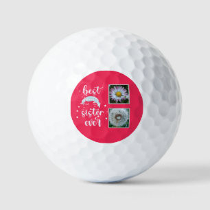 Balles De Golf Meilleure soeur Modèle photo
