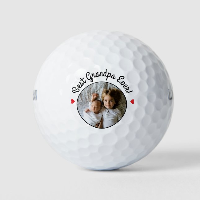 Balles De Golf Meilleures boules de golf de Grandpa Ever (Devant)