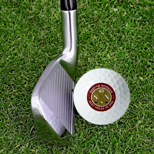 Balles De Golf MEILLEURS TROUS DANS UN Nom de Golfeur Classy (Créateur téléchargé)