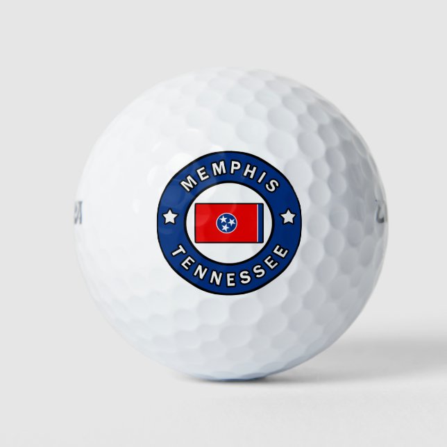 Balles De Golf Memphis Tennessee (Devant)