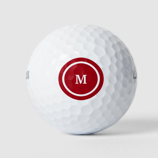 Balles De Golf Mens Monogram Golf Balls (Devant)