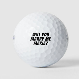 Balles De Golf M'épouseras-tu ?