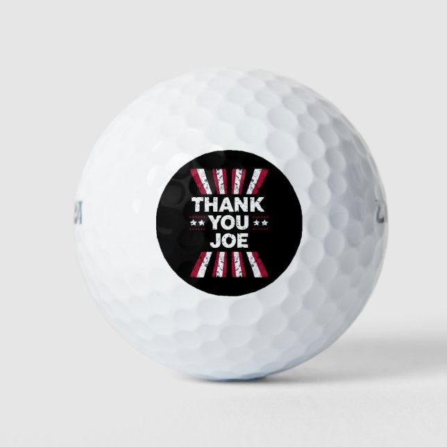 Balles De Golf Merci Joe Président Biden (Devant)