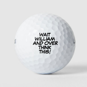 Balles De Golf Message drôle et personnalisé pour les surpenseurs