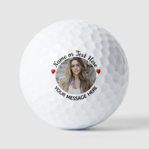 Balles De Golf Message romantique personnalisé et billes de golf 