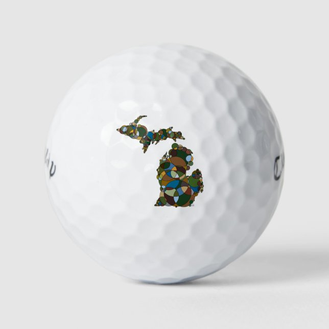 Balles De Golf Michigan (Devant)