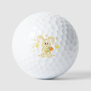Balles De Golf Mignonne lapin pour une humeur positive