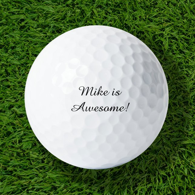 Balles De Golf Mike est génial Balls de Golf (Créateur téléchargé)