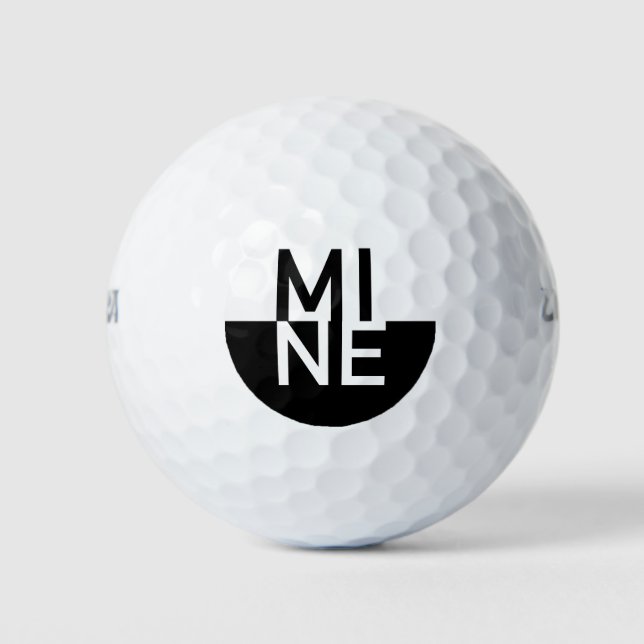 BALLES DE GOLF MINE (Devant)