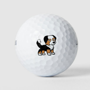 Balles De Golf Miniature American Shepherd Black Tri avec queue