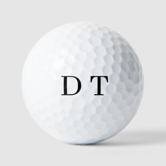 Balles De Golf Miroir en platine gravé – Luxe ultra-propre