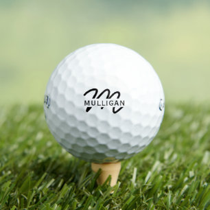 Balles De Golf Modèle de nom personnalisé Cadeau de mariage