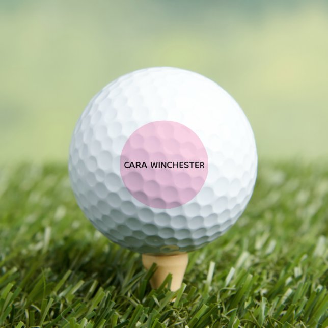 Balles De Golf Mois de sensibilisation au cancer du sein rose per (T-shirt Insitu)