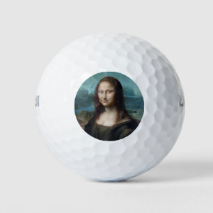 Balles De Golf Mona Lisa Célèbre Arts Visuels Leonardo da Vinci P